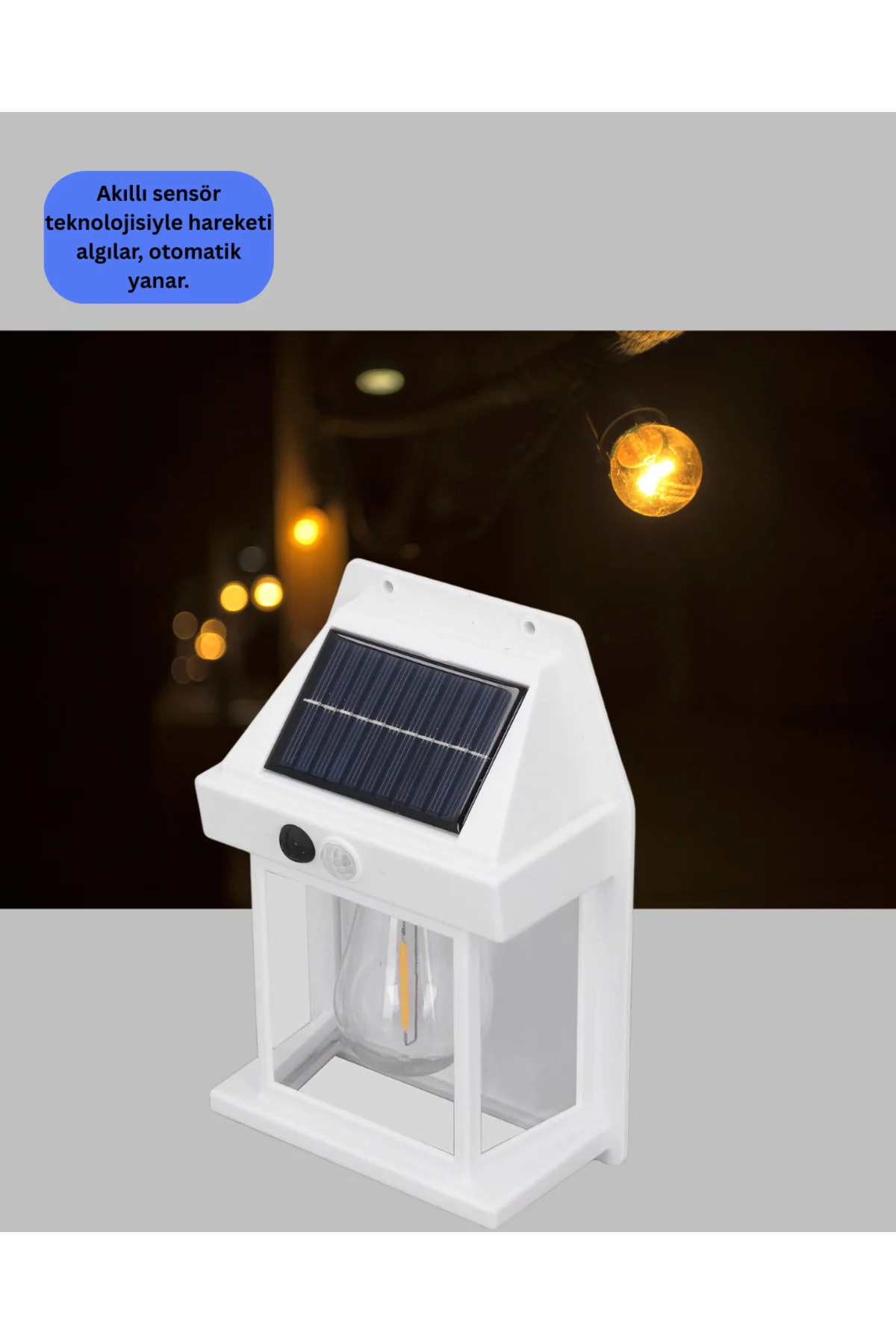 Çok Modlu Güneş Enerjili Bahçe Ve Balkon Lambası - Görsel 3