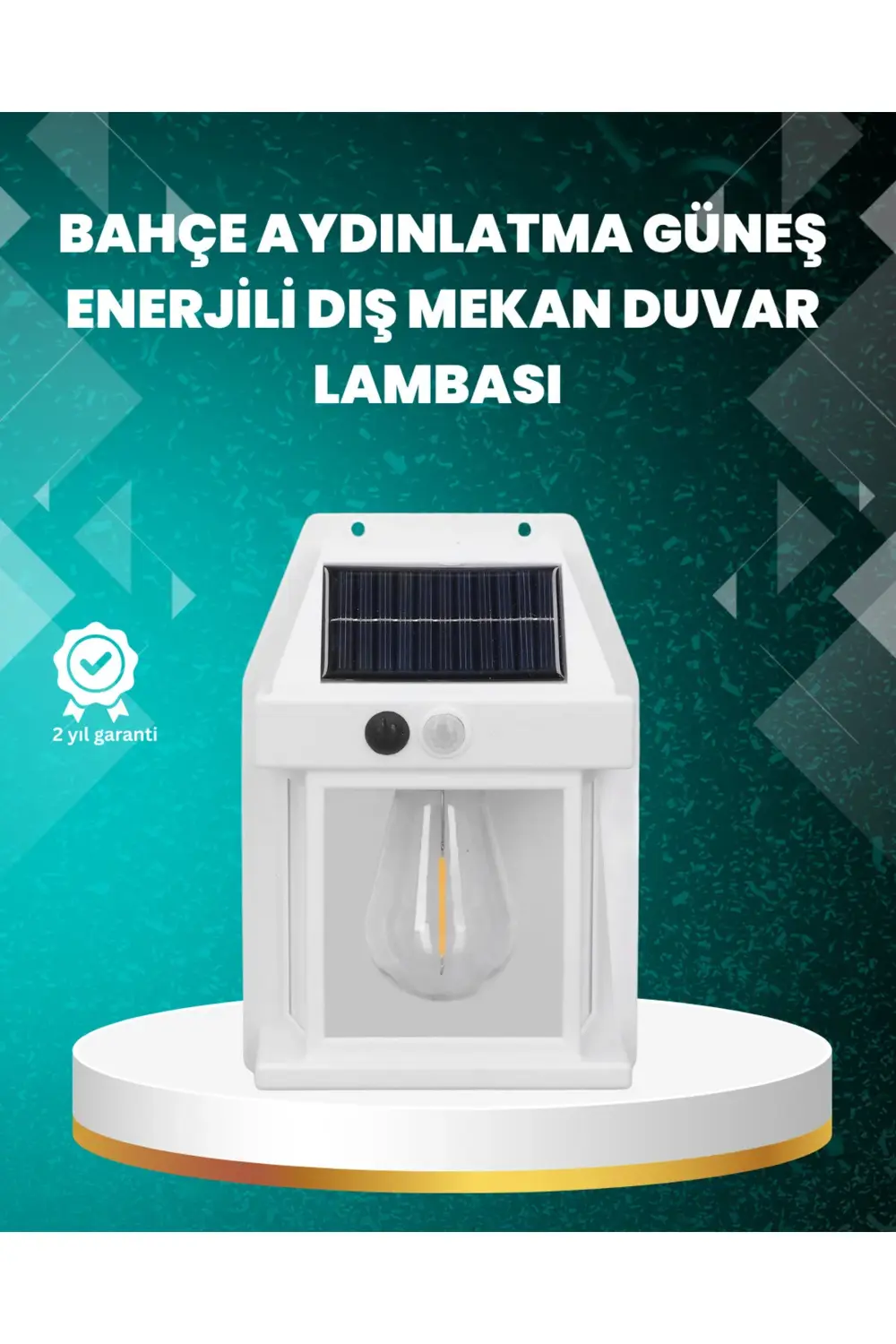 Çok Modlu Güneş Enerjili Bahçe ve Balkon Lambası