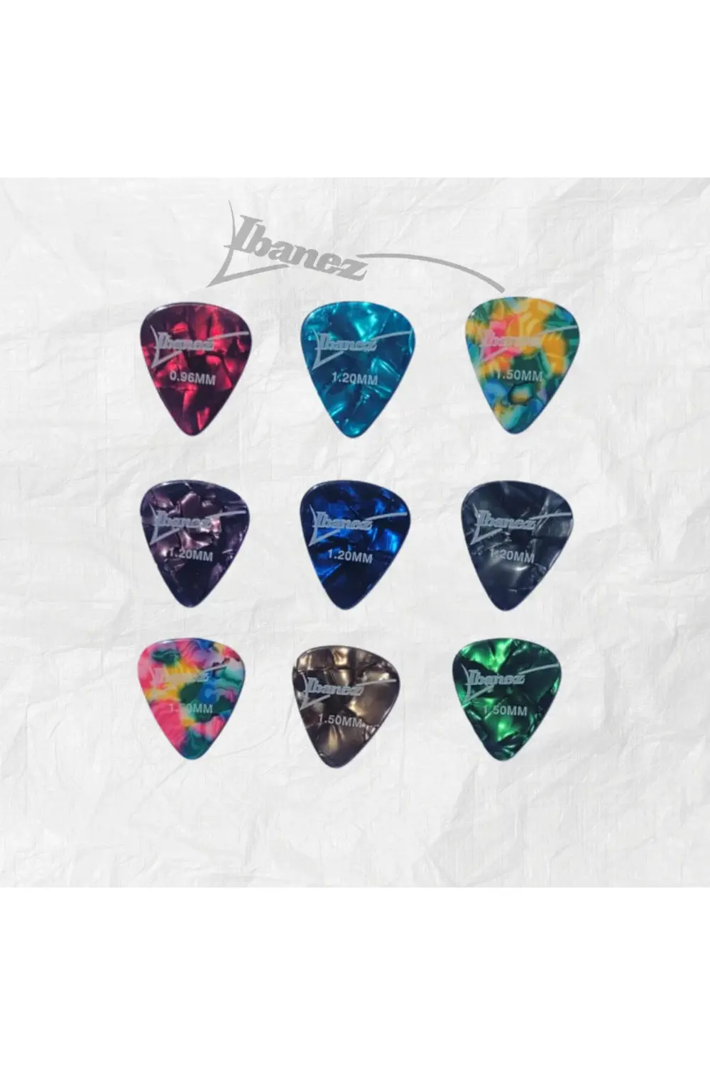 Çok Renkli Karışık Sedefli Penalar 9 Adet (KALIN)