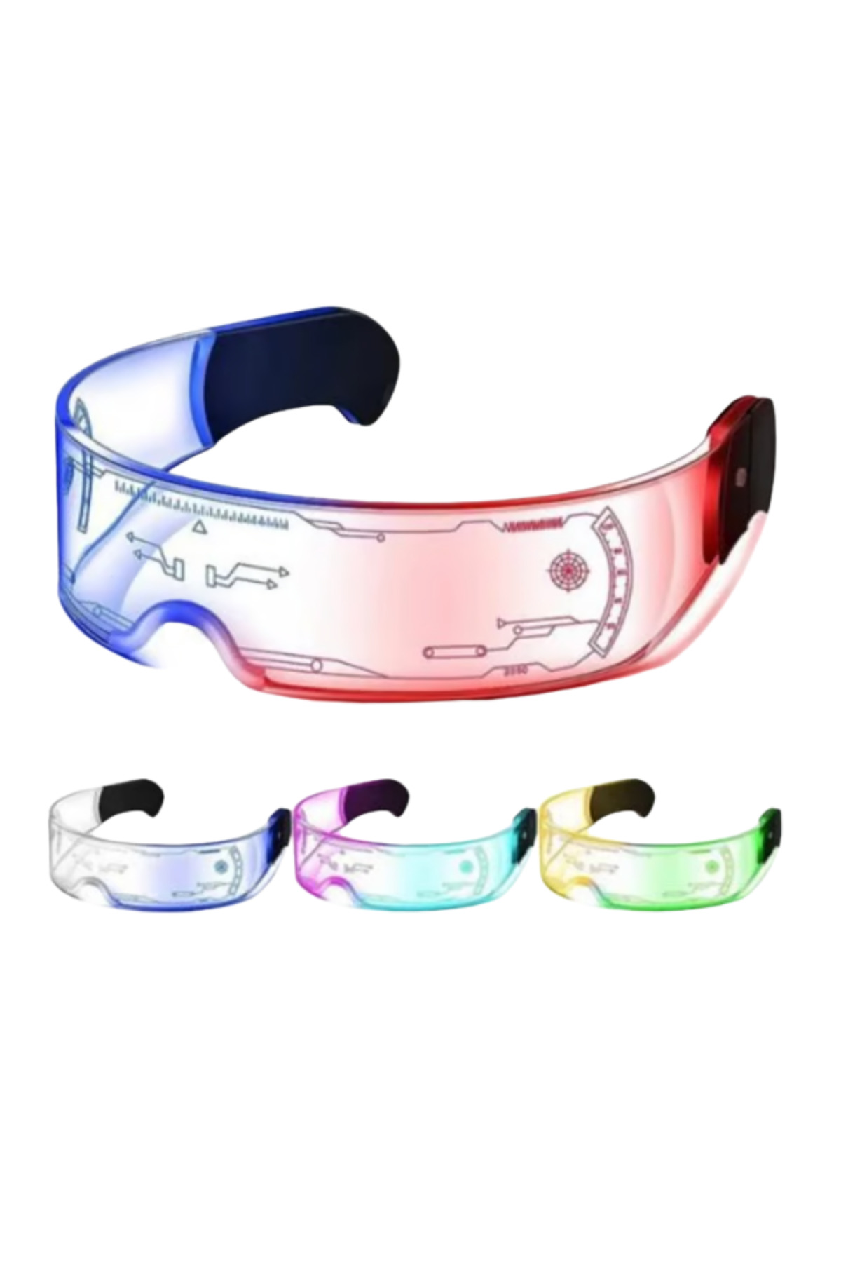 Çok Renkli LED Parti Gözlüğü Ergonomik ve Hafif Tasarım - Lisinya Çok Renkli LED Parti Gözlüğü Ergonomik ve Hafif Tasarım - Lisinya