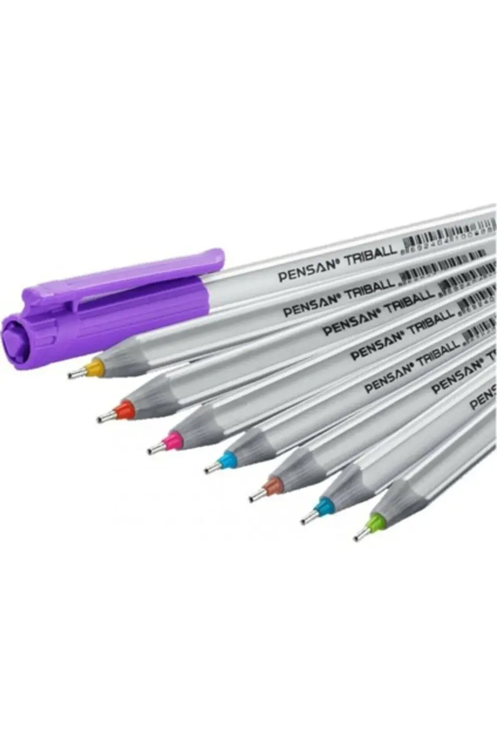 Çok Renkli Tükenmez Kalem Seti - 8'li Paket