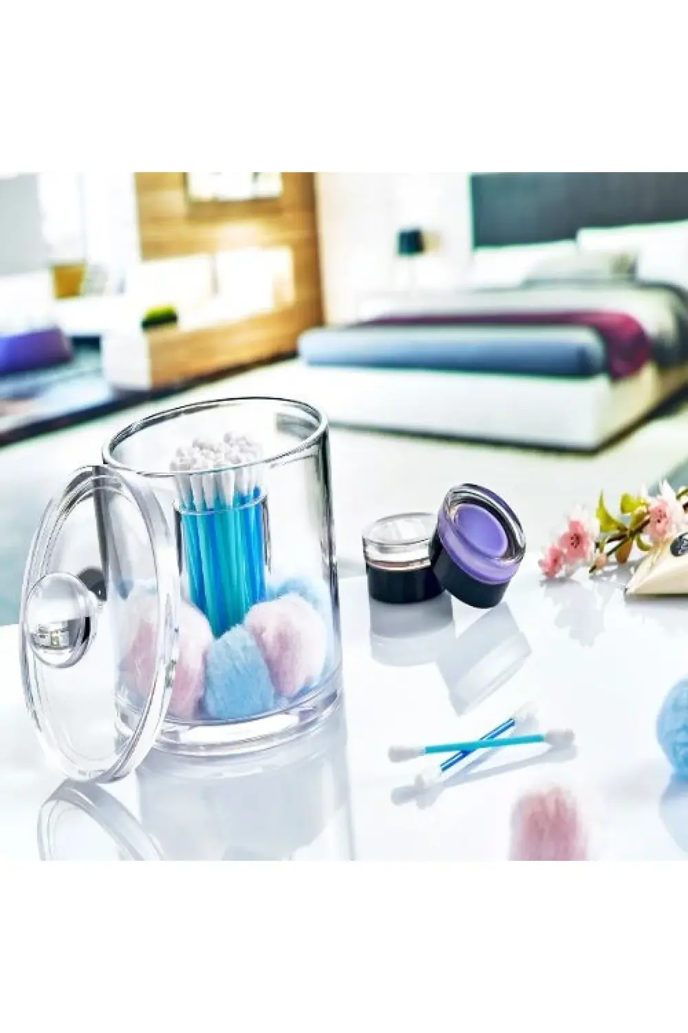 Çok Renkli Yuvarlak Pamukluk Ak 497, şık ve modern tasarım seçene