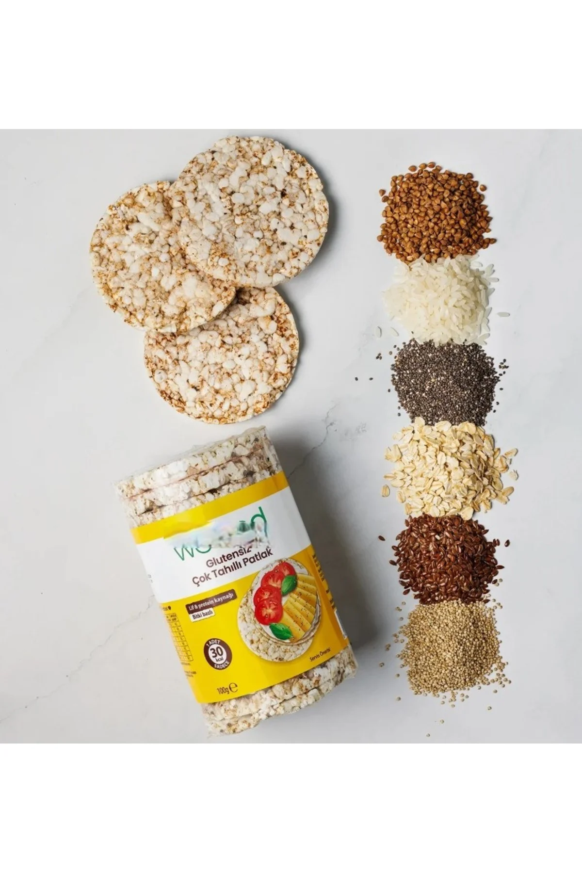 Çok Tahıllı Pirinç Patlağı 100 Gr