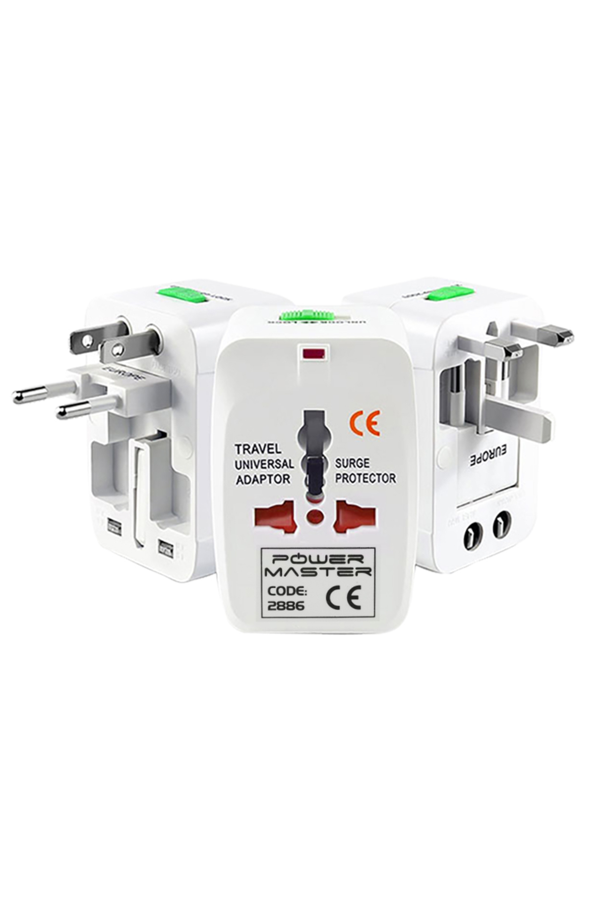 Çok Uçlu Elektrik Priz Ucu Çevirci Seyahat Adaptörü AXE44T-4L1