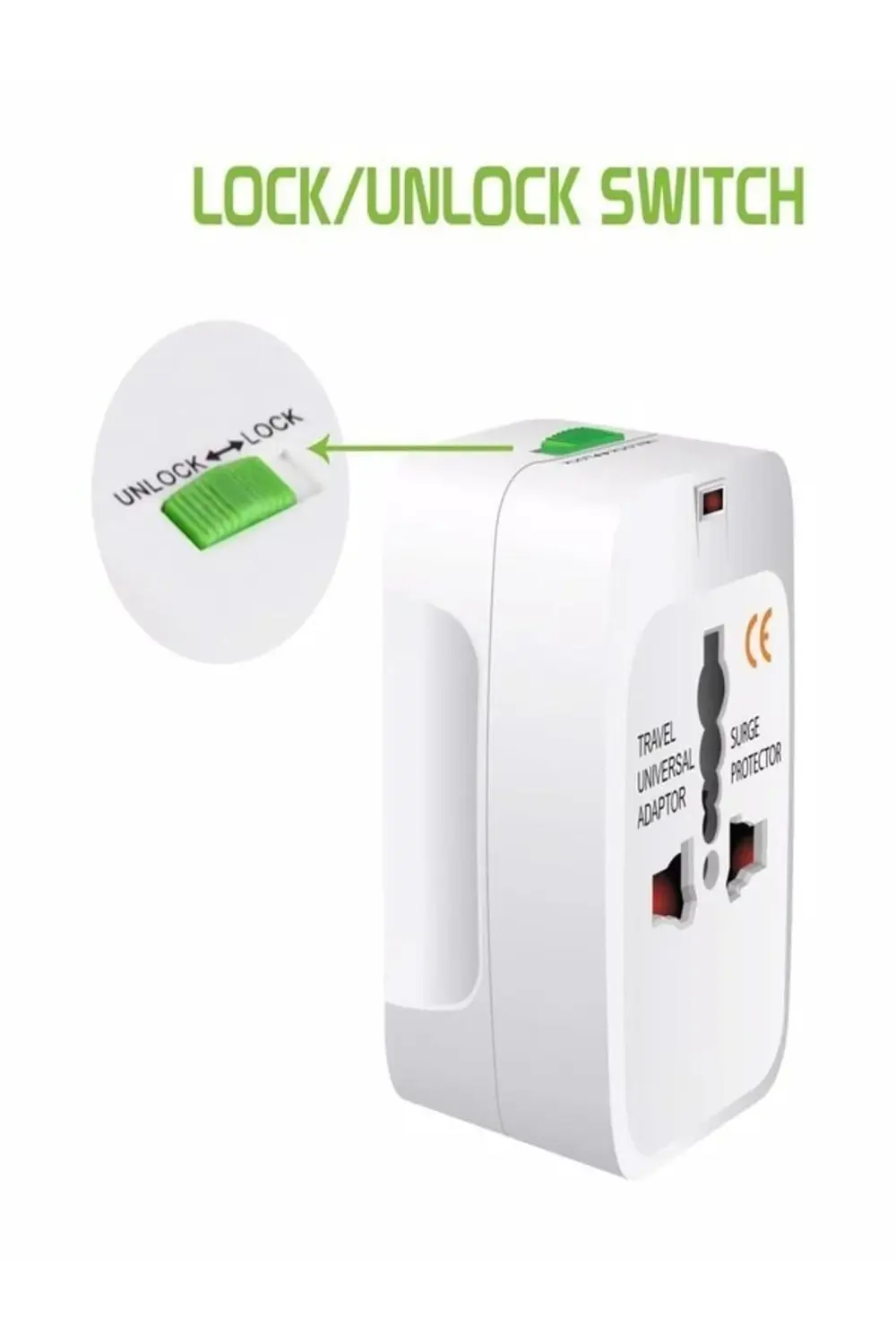 Çok Uçlu Priz Dönüştürücü Hepsi Bir Arada Evrensel Dünya Çapında