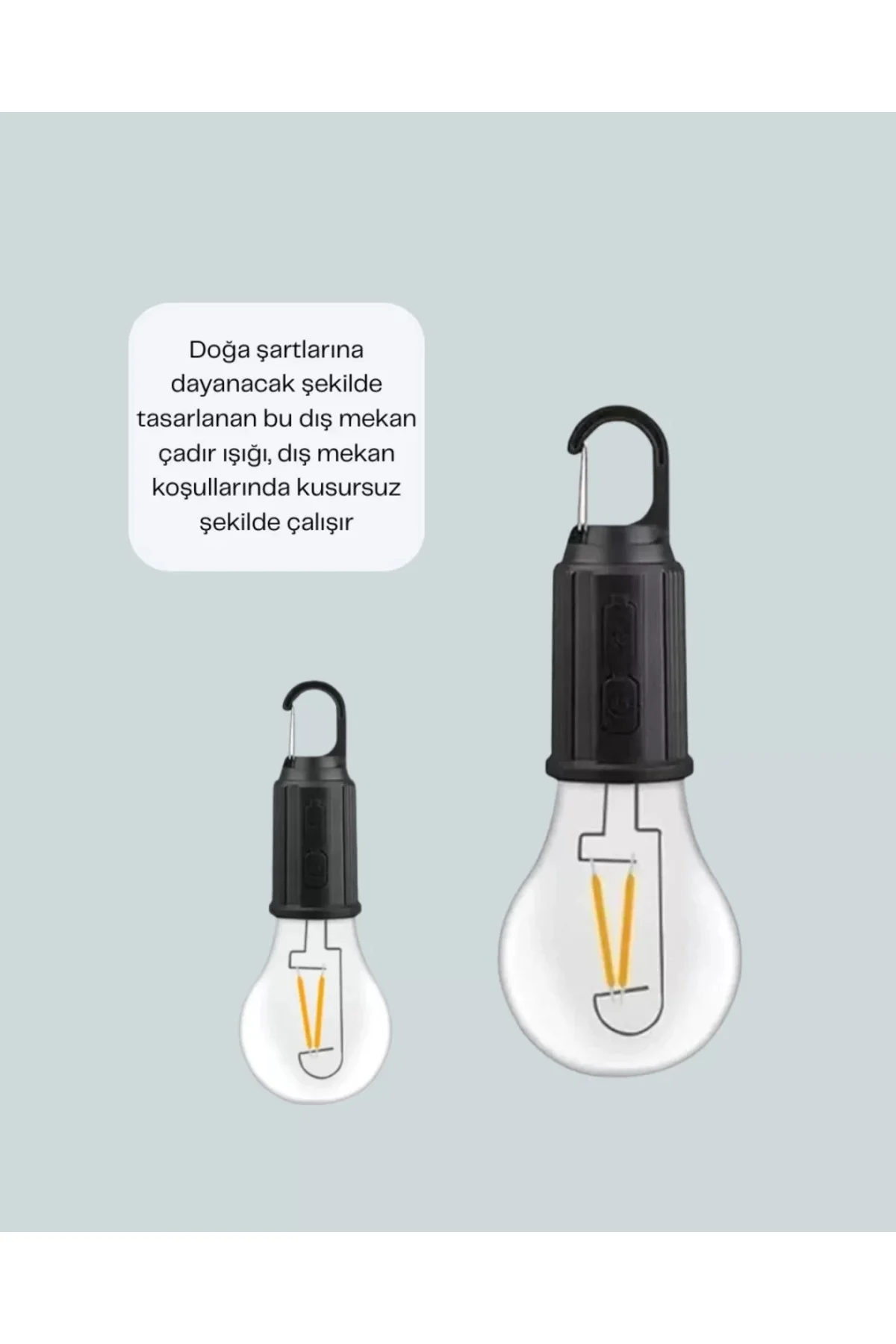 Çok Yönlü Asma Kancalı Kamp Işığı