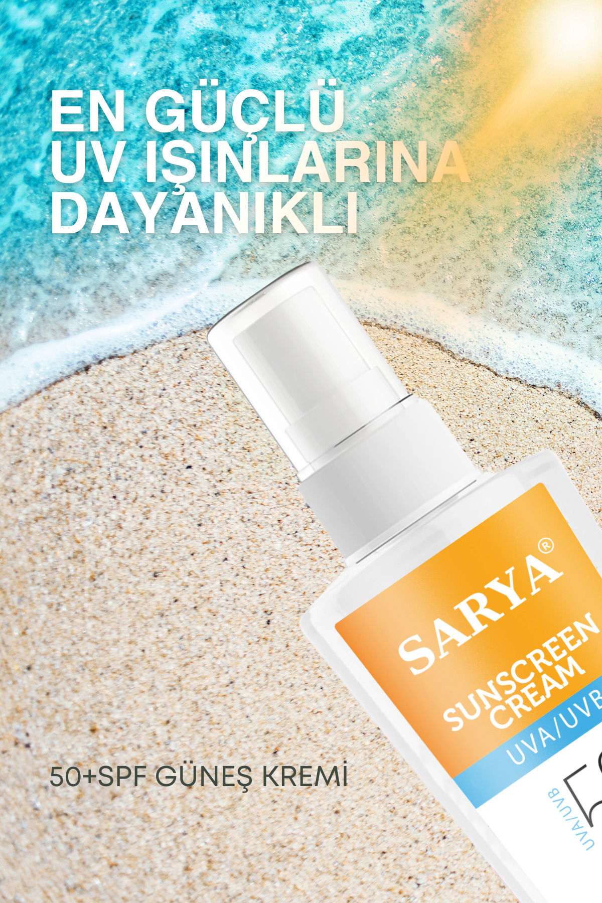 Sarya Çok Yönlü Koruyucu Güneş Kremi Uva+Uvb Filters Spf50+ 100 Ml