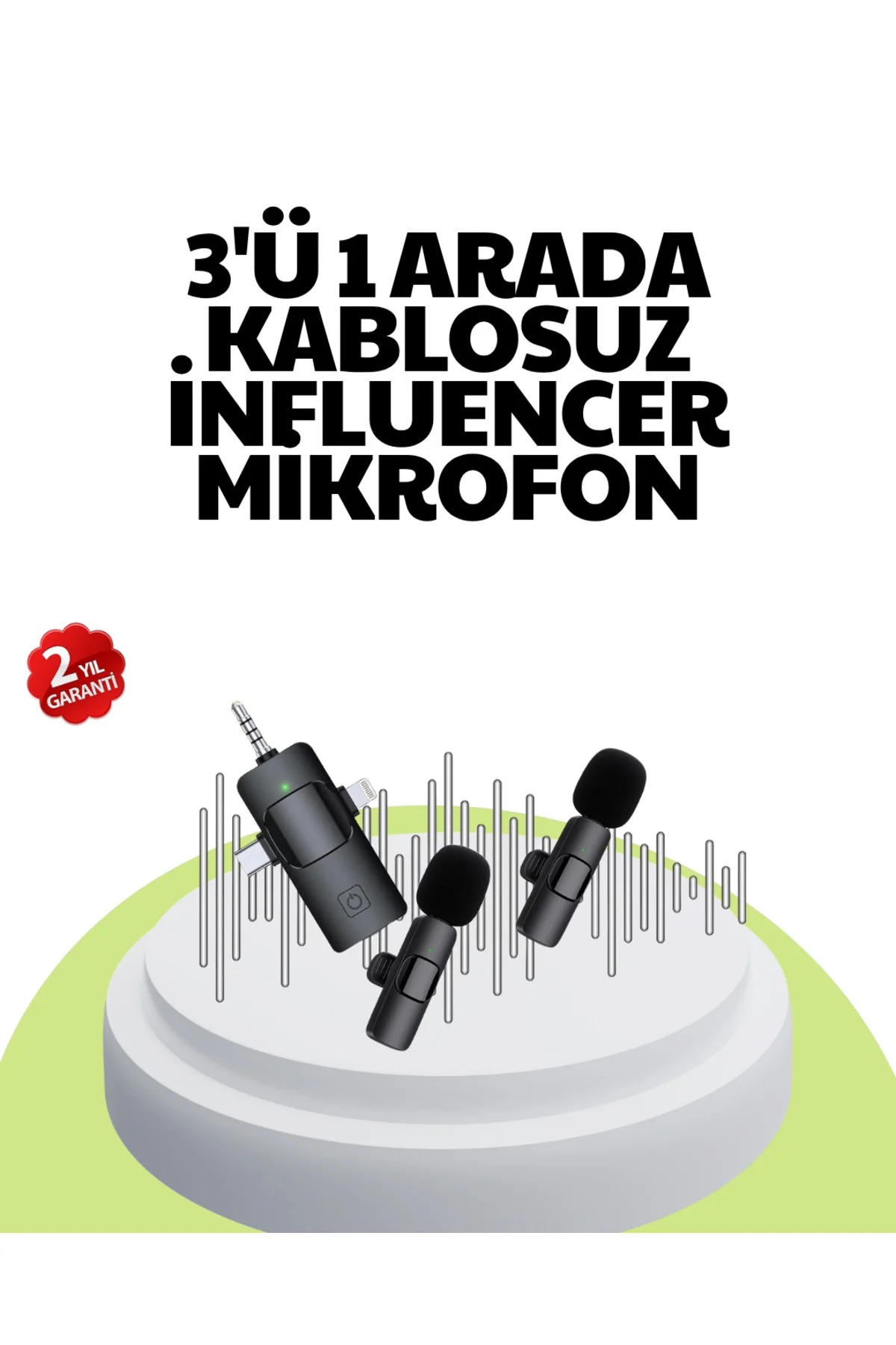 Çok Yönlü Mikrofon - Net Ses, Uzun Pil