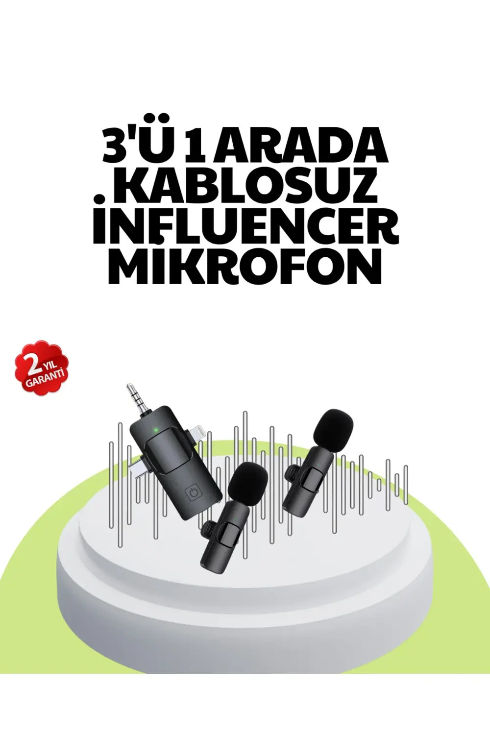 Çok Yönlü Mikrofon - Net Ses, Uzun Pil