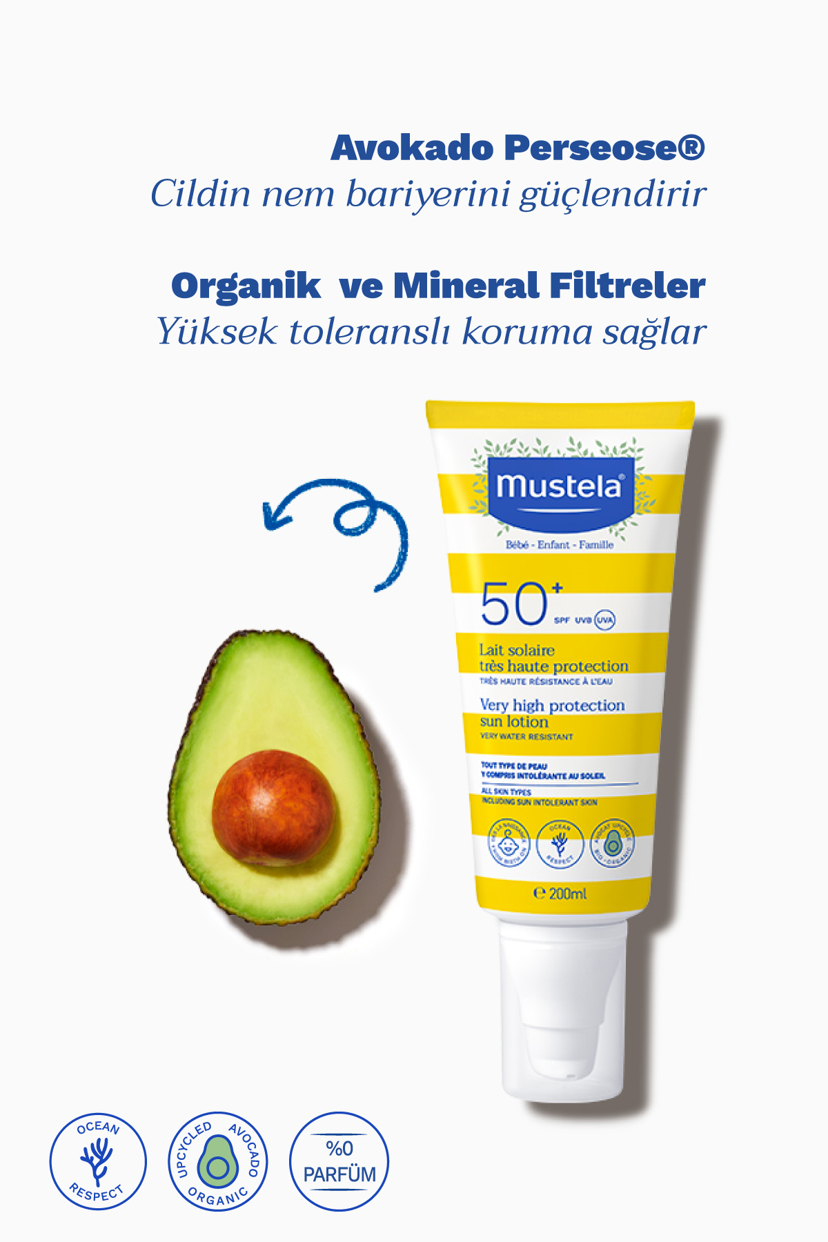 Mustela Çok Yüksek Koruma Faktörlü Güneş Losyonu Tüm Aile İçin Spf 50+ 20
