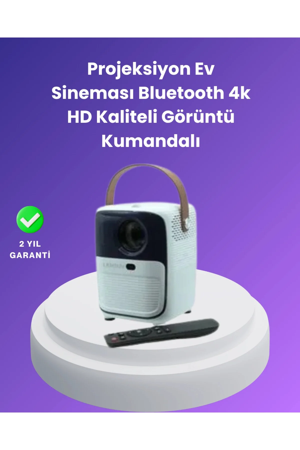 Çoklu Giriş Destekli Projektör – HDMI, USB ve Kulaklık Bağlantı Seçenekleriyle Geniş Uyumluluk