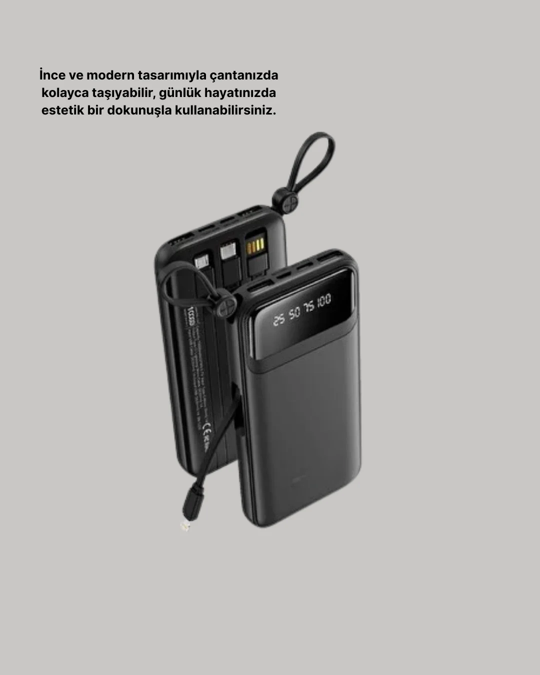 Çoklu Güvenlik Korumalı 20.000 mAh Powerbank Fener Özellikli Fiyatı, Yorumları ve Özellikleri