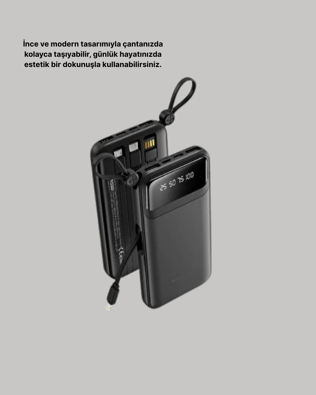 Çoklu Güvenlik Korumalı 20.000 mAh Powerbank Fener Özellikli Fiyatı, Yorumları ve Özellikleri