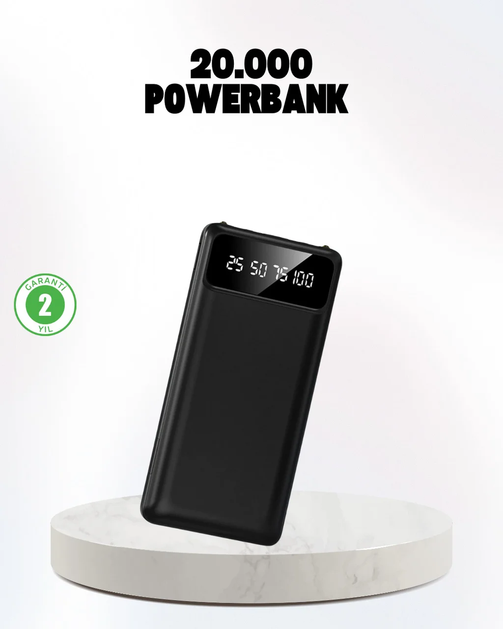 Çoklu Güvenlik Korumalı 20.000 Mah Powerbank Fener Özellikli Diğer