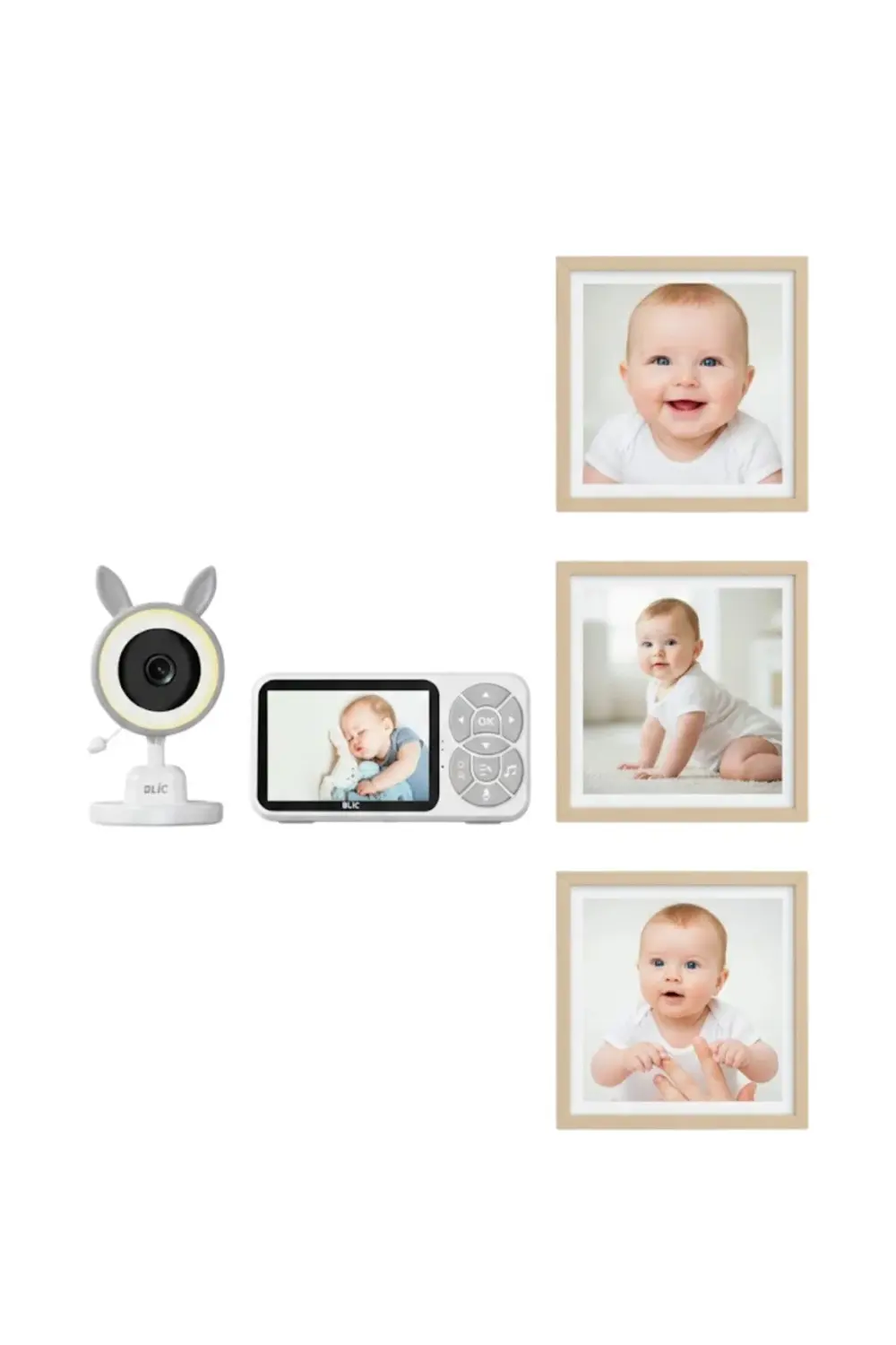 Çoklu Kamera Destekli Bebek İzleme Sistemi Rgb Gece Lambalı