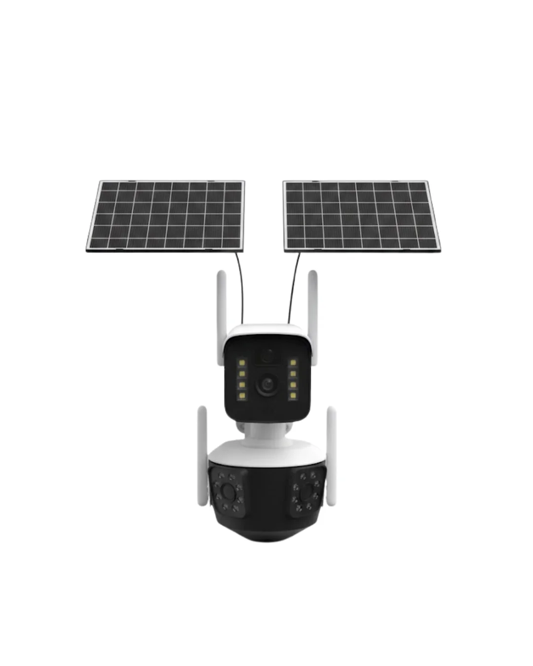 Çoklu Lensli 9MP Solar IP Kamera Uzaktan İzleme ve Alarm Bildirim