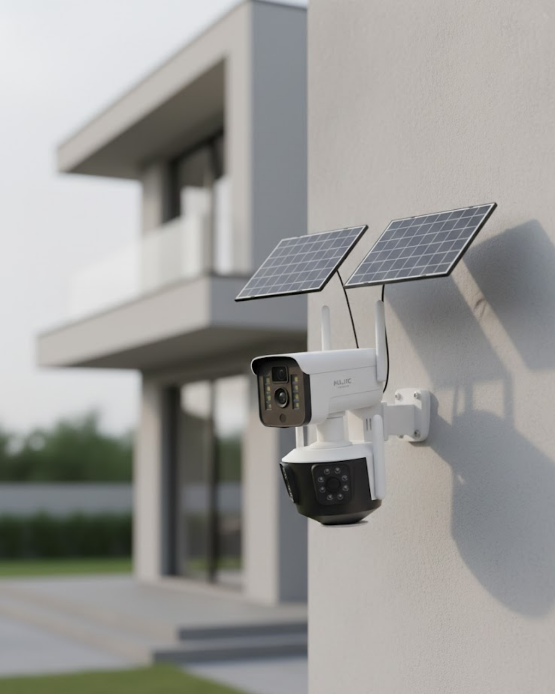 Çoklu Lensli 9MP Solar IP Kamera Uzaktan İzleme ve Alarm Bildirim