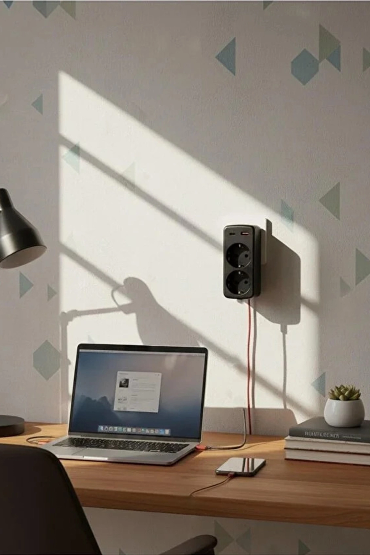 Just Cheap Store Çoklu Priz Yüksek Gerilim Korumali 2’Li Priz 1Xusb 1Xtype-C Çikiş