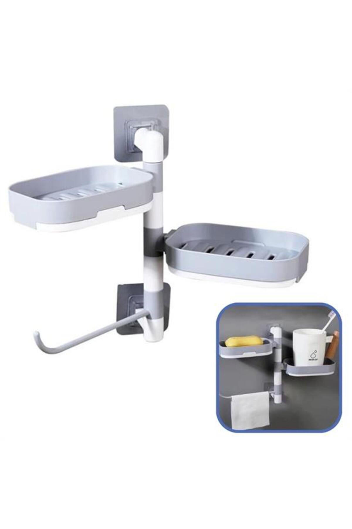 Ok Aksesuar Çoklu Sabun Tutucu Fonksiyonel Banyo Sabunluk Go50601014840