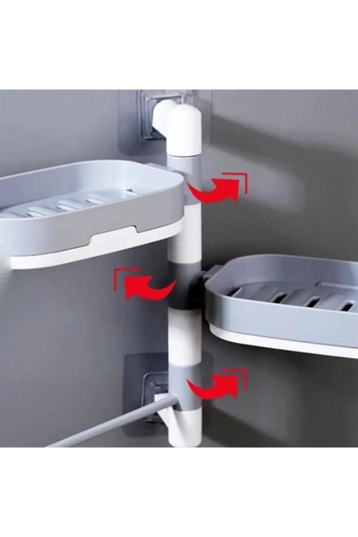 Ok Aksesuar Çoklu Sabun Tutucu Fonksiyonel Banyo Sabunluk Go50601014840