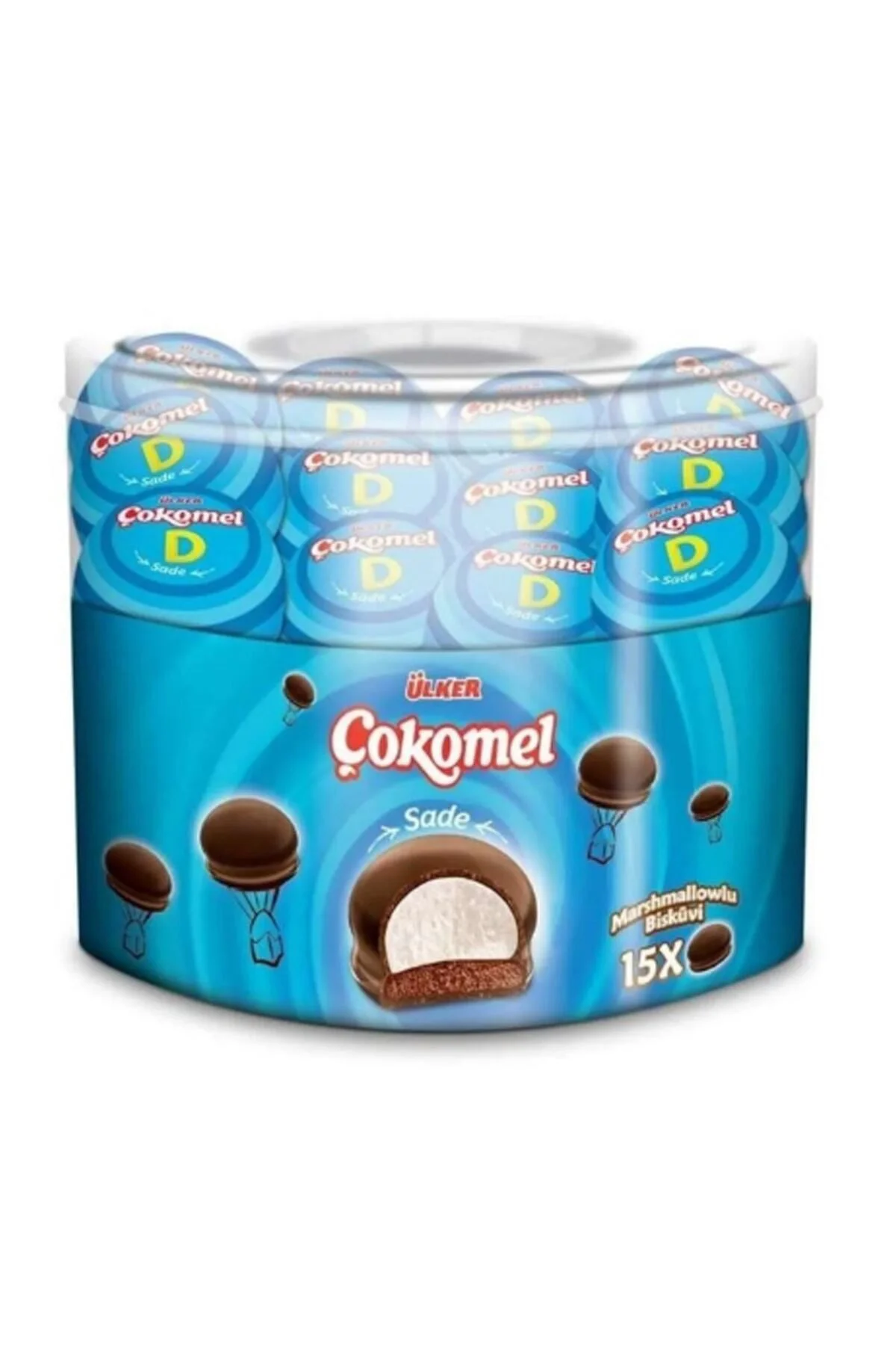 Çokomel Marshmallow Sade 12 gr x 15 Adet