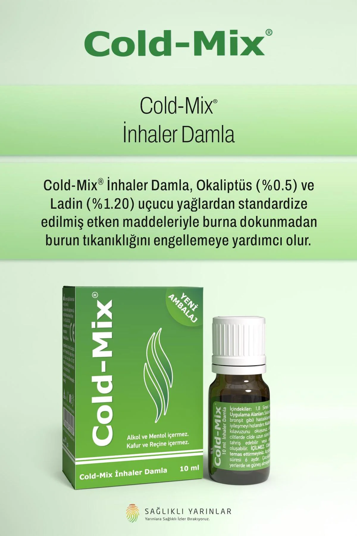 Cold Mix Inhaler Damla 10 ml X 2 Adet Cold Mix Inhaler Damla 10 ml X 2 Adet