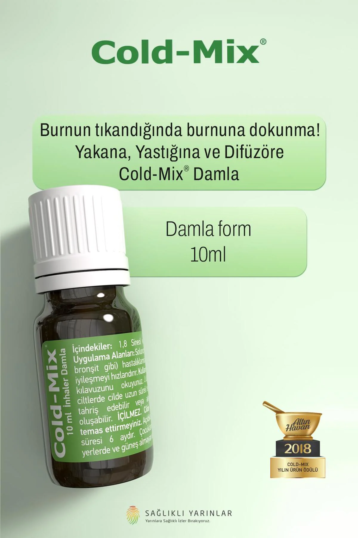 Cold Mix Inhaler Damla 10 Ml Cold Mix Inhaler Damla 10 Ml