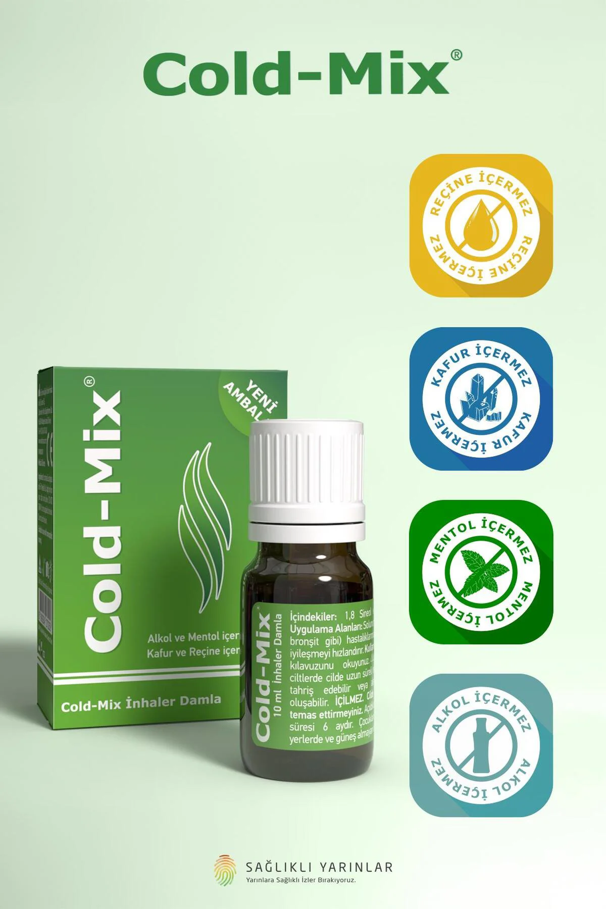Cold Mix Inhaler Damla 10 ml X 2 Adet Cold Mix Inhaler Damla 10 ml X 2 Adet