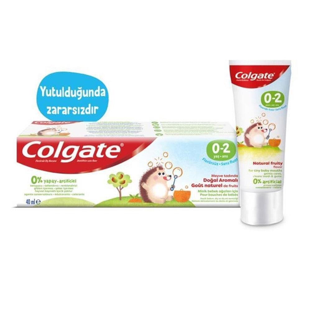 Colgate 0-2 Yaş Florürsüz Diş Macunu 40ml 