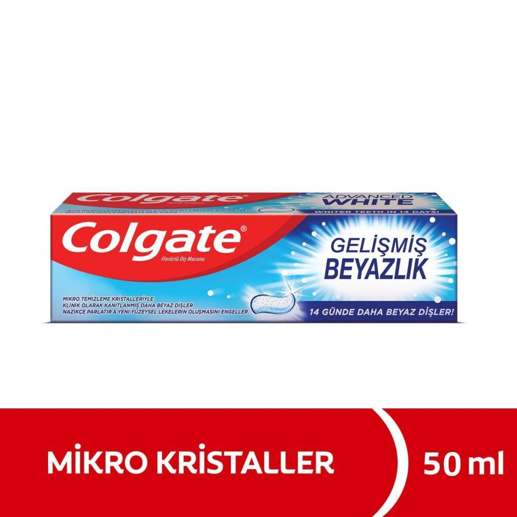 Colgate  Gelişmiş Beyazlık Diş Macunu 50Ml