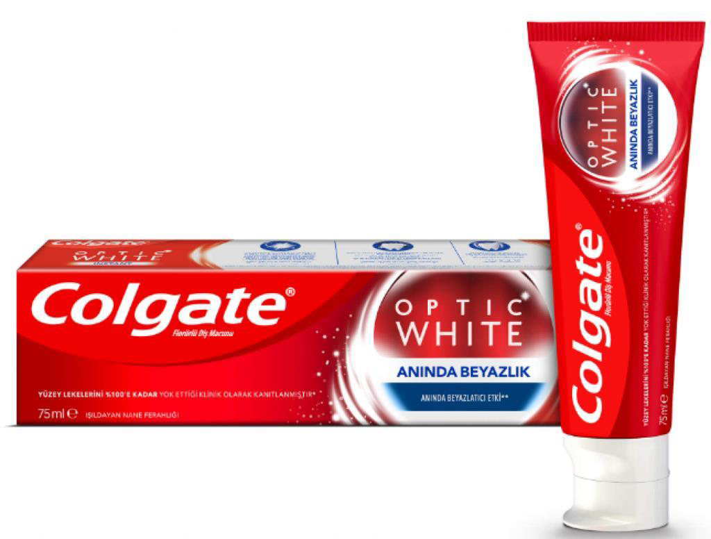 Colgate Optic White Anında Beyazlatma Etkisi Diş Macunu 75 ml