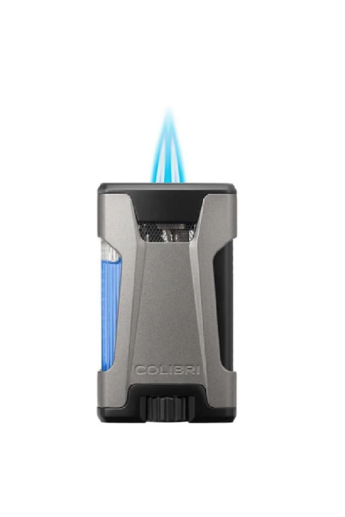 Colibri Rebel Çift Jet Puro Çakmağı Gri