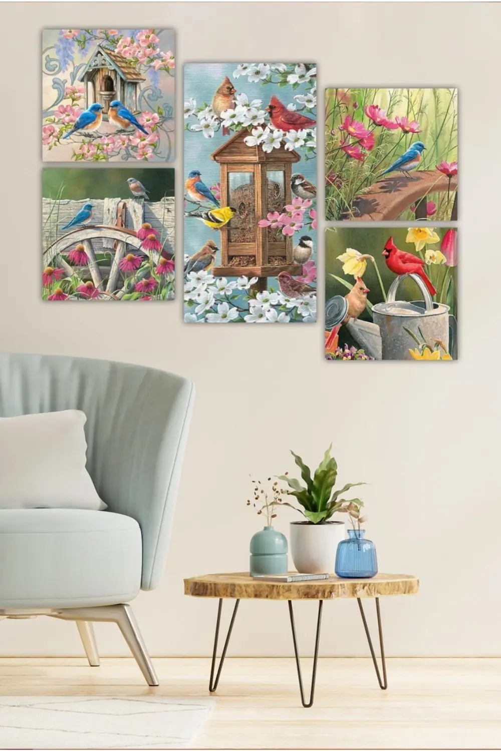 Collage Style 5 Parçalı MDF Tablo ATF180 Fiyatı, Yorumları ve Özellikleri
