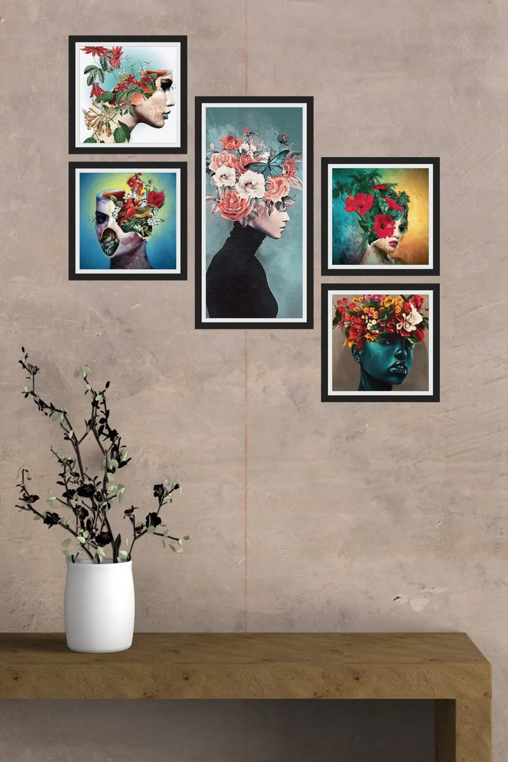 Collage Style 5 Parçalı Mdf Tablo Atf241 Fiyatı, Yorumları ve Özellikleri
