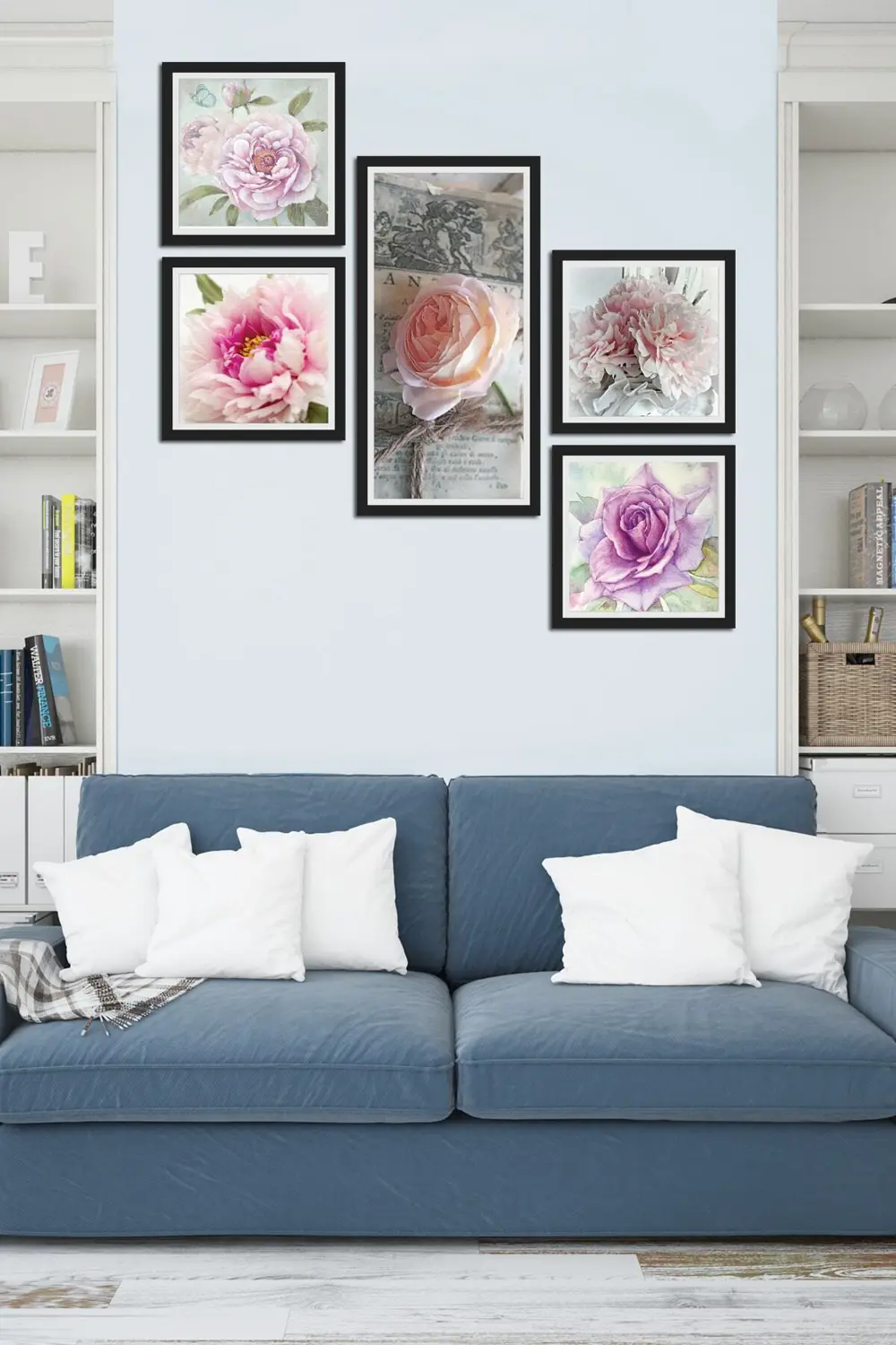 Collage Style 5 Parçalı Mdf Tablo Atf253