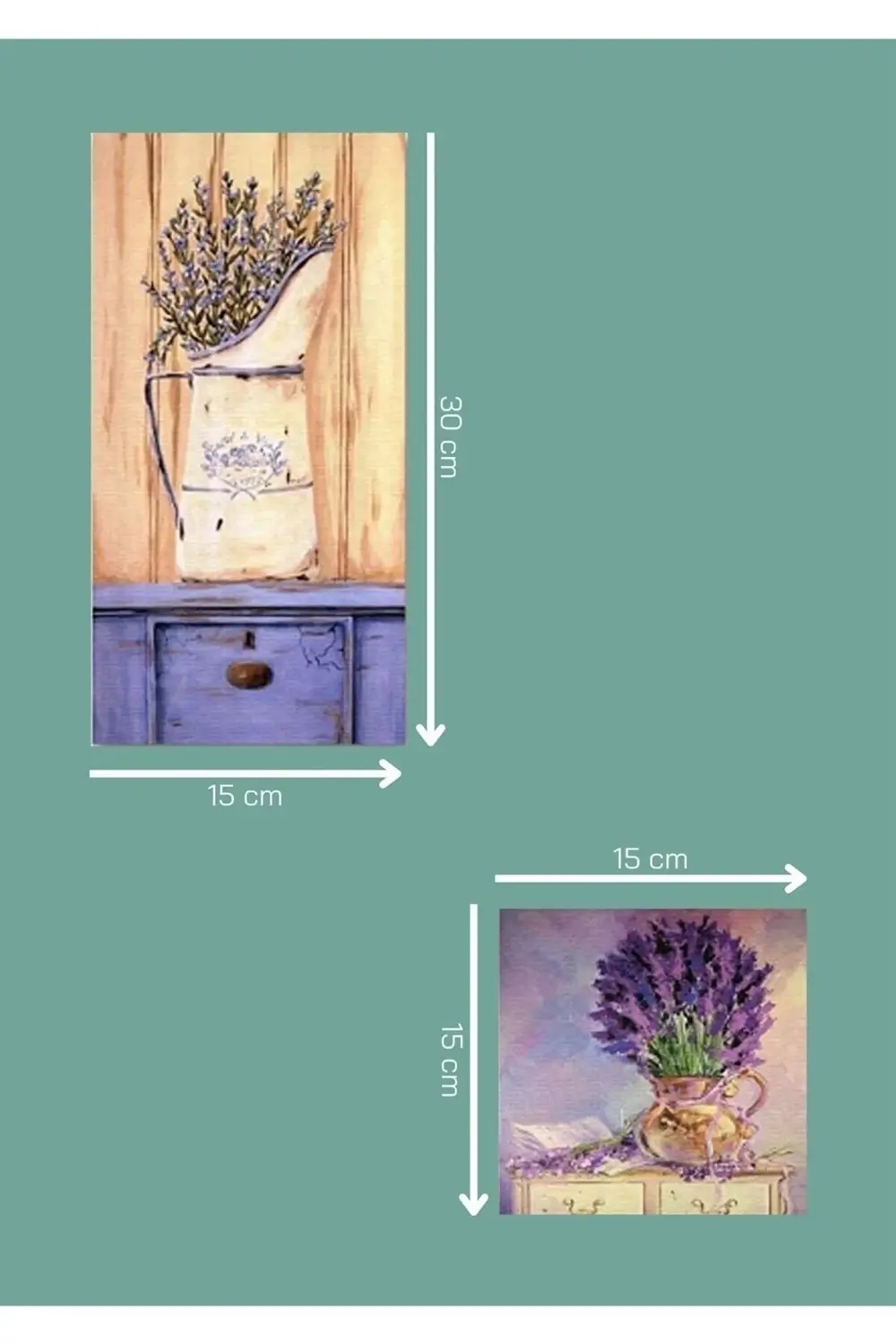 Collage Style 5 Parçalı Mdf Tablo Atf64
