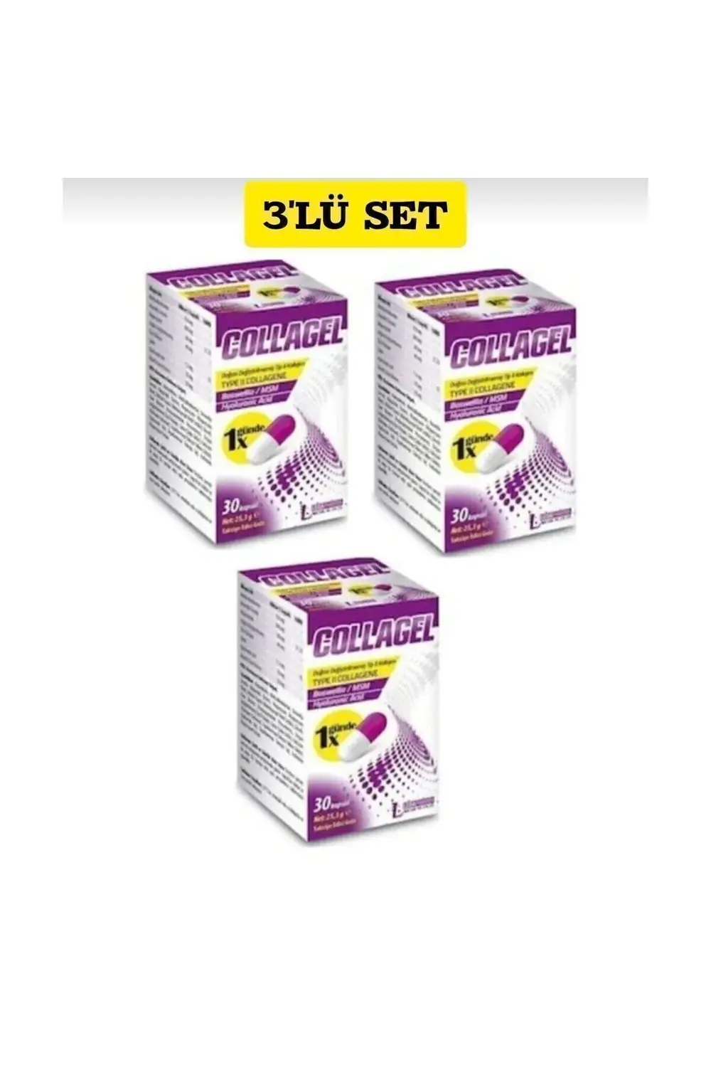 Collagel Kapsül - Type Iı Collagen 3'lü Paket