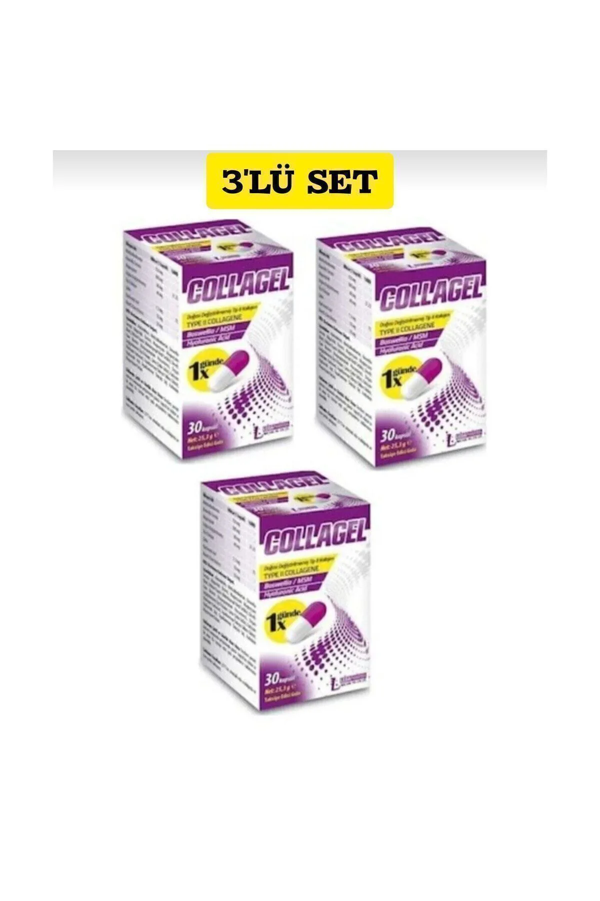 Collagel Kapsül - Type Iı Collagen 3'lü Paket