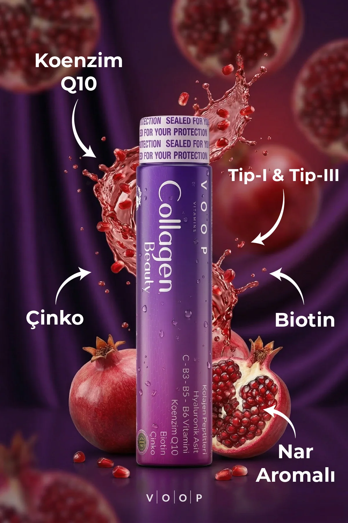 Collagen Beauty Yüksek Biyoaktif Hidrolize Kolajen %100 Saf Ve Doğal - 7 Tüp