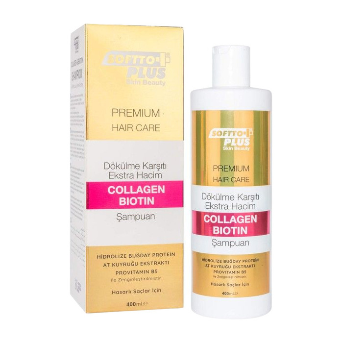 Collagen Biotin Şampuan Dökülme Karşıtı Ekstra Hacim 400 Ml