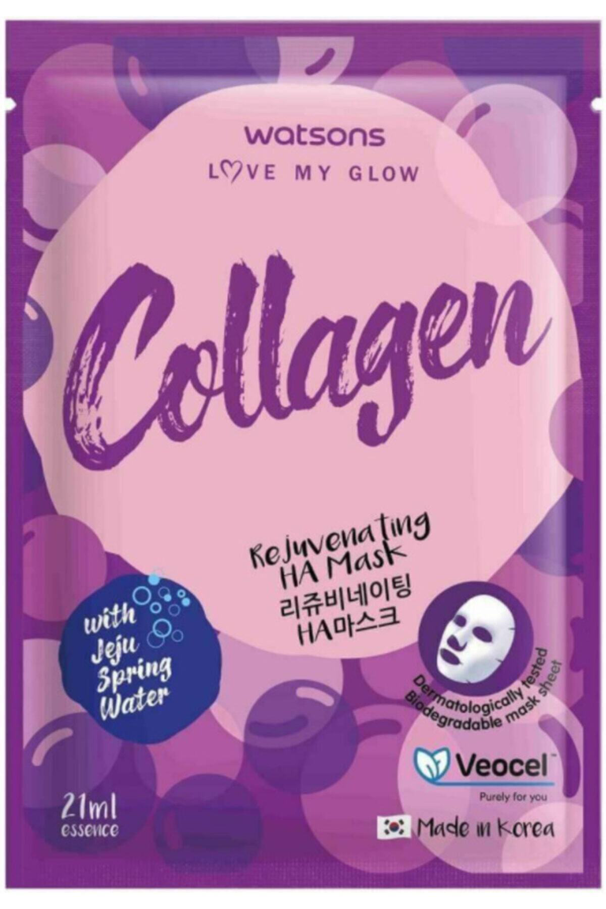 Collagen Ha Kağıt Maske Yenileyici.