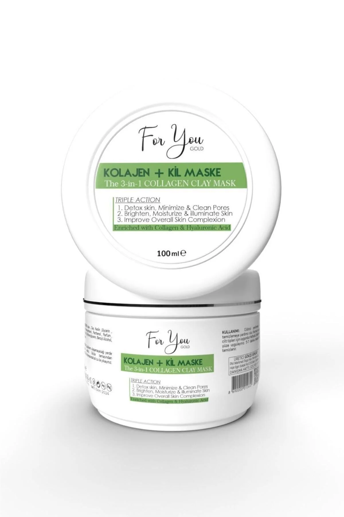 Collagen Hyaluronic Acid Arındırıcı,gözenek Sıkılaştırıcı, Siyah 