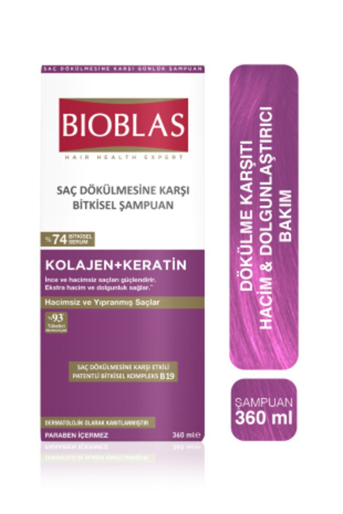 Collagen + Keratin Çok Ince Ve Hacimsiz Saçlar Için Hacim Şampuan