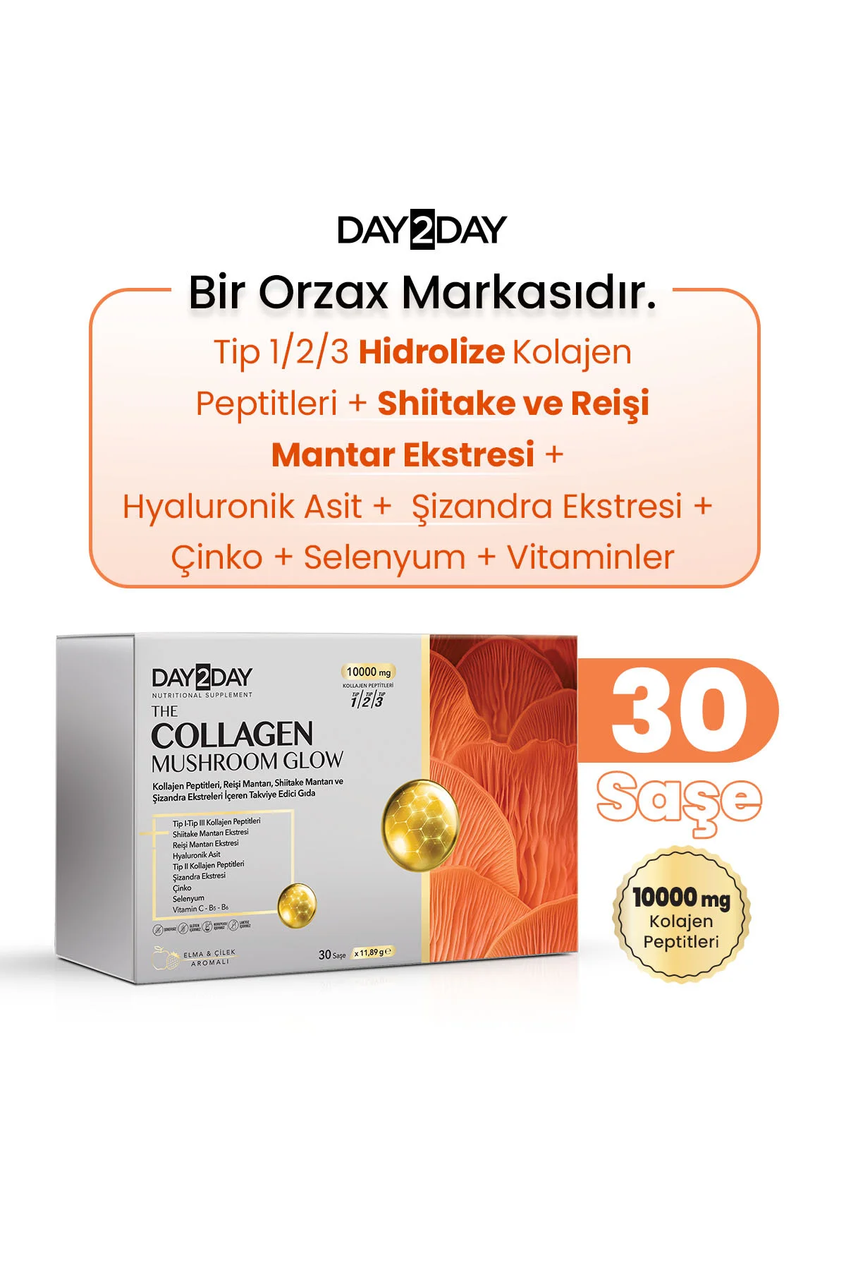 Collagen Mushroom Glow 30 Saşe