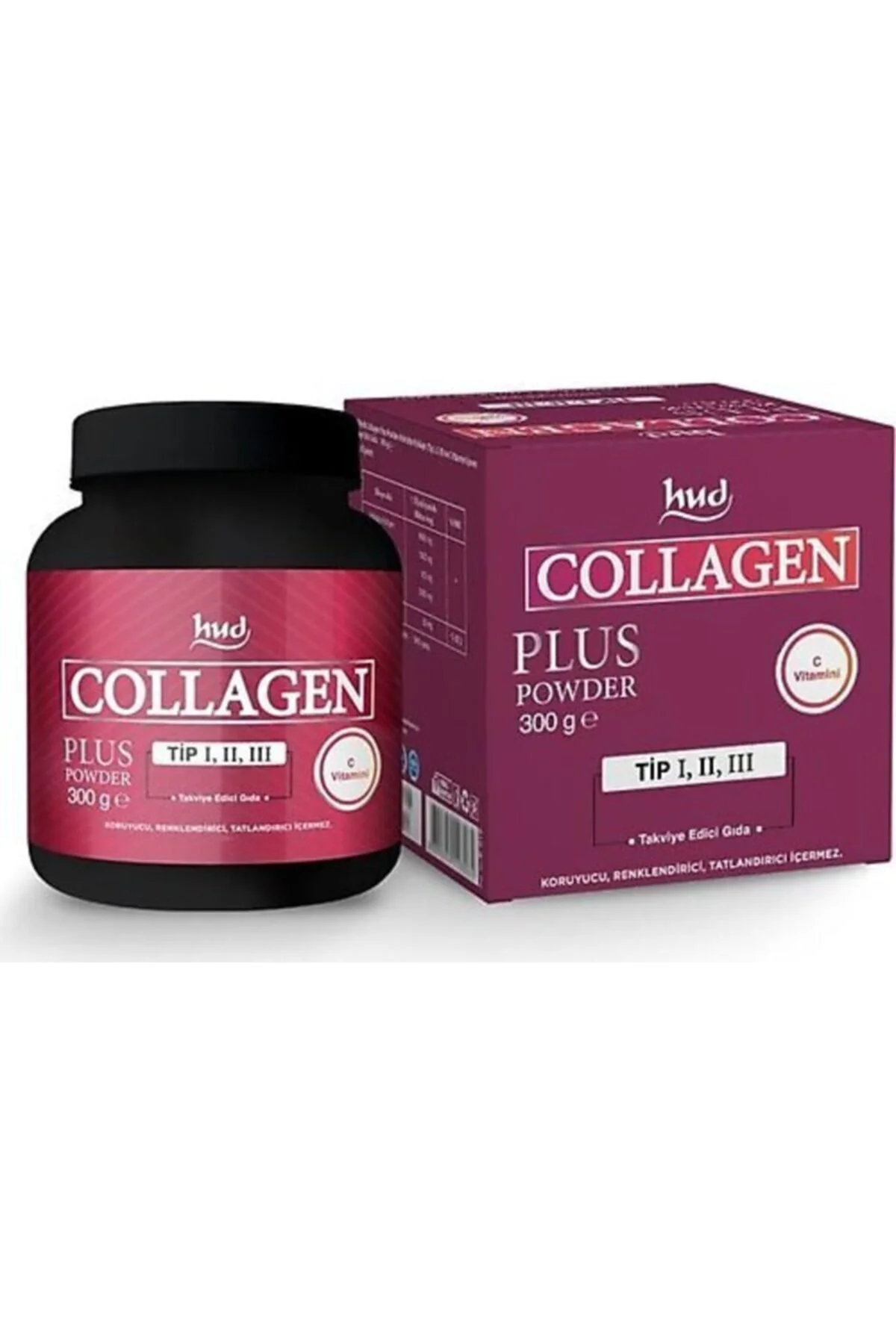 Collagen Plus Powder Toz Kolajen 3 Adet 300 gr