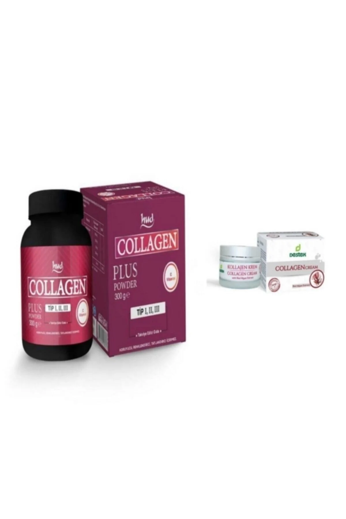 Collagen Plus Powder 300 gr ve Krem