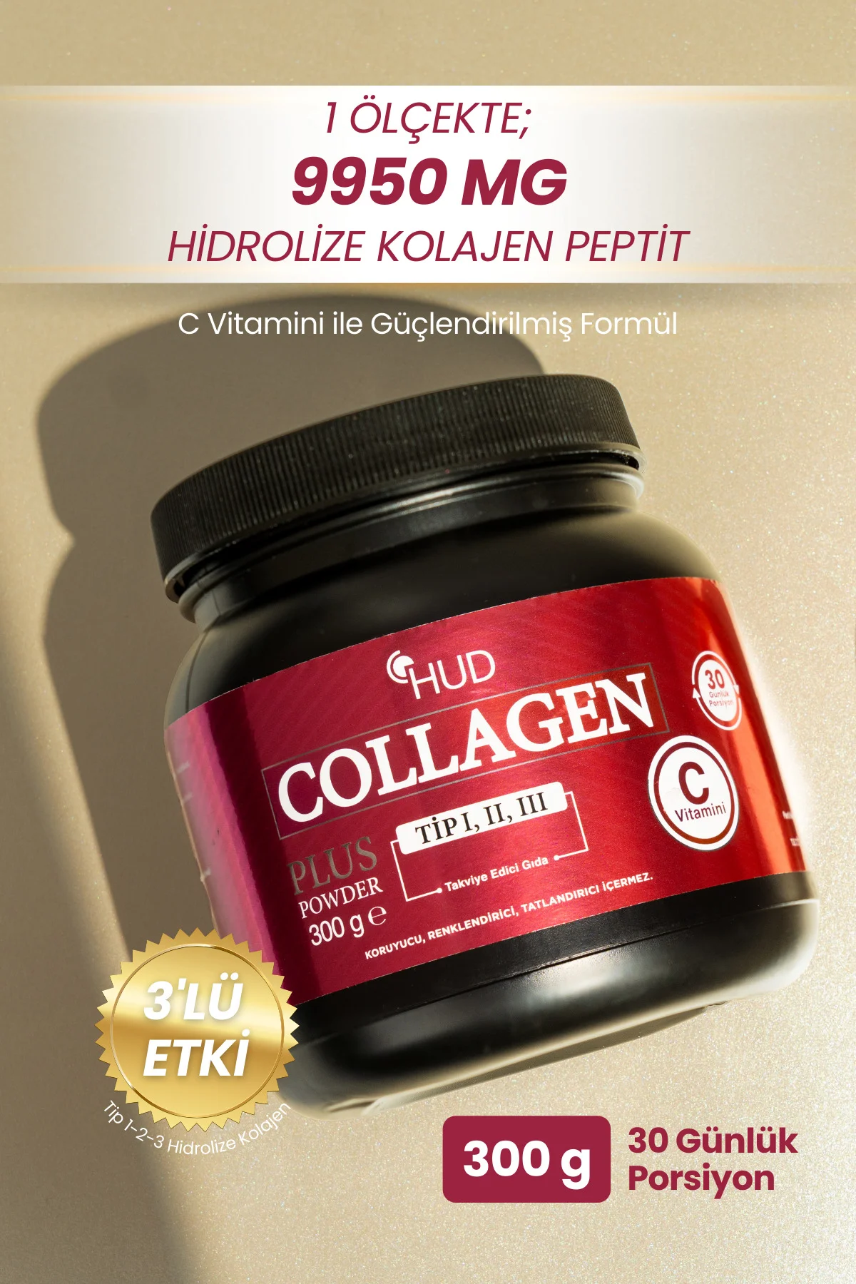 Collagen Plus Powder 300 G - Toz Kolajen