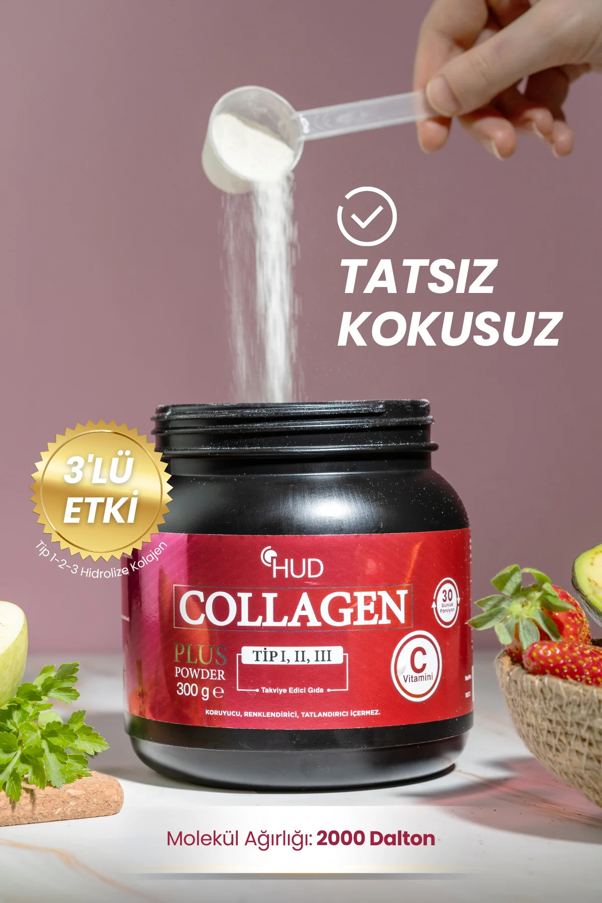 Collagen Plus Powder 300 G - Toz Kolajen