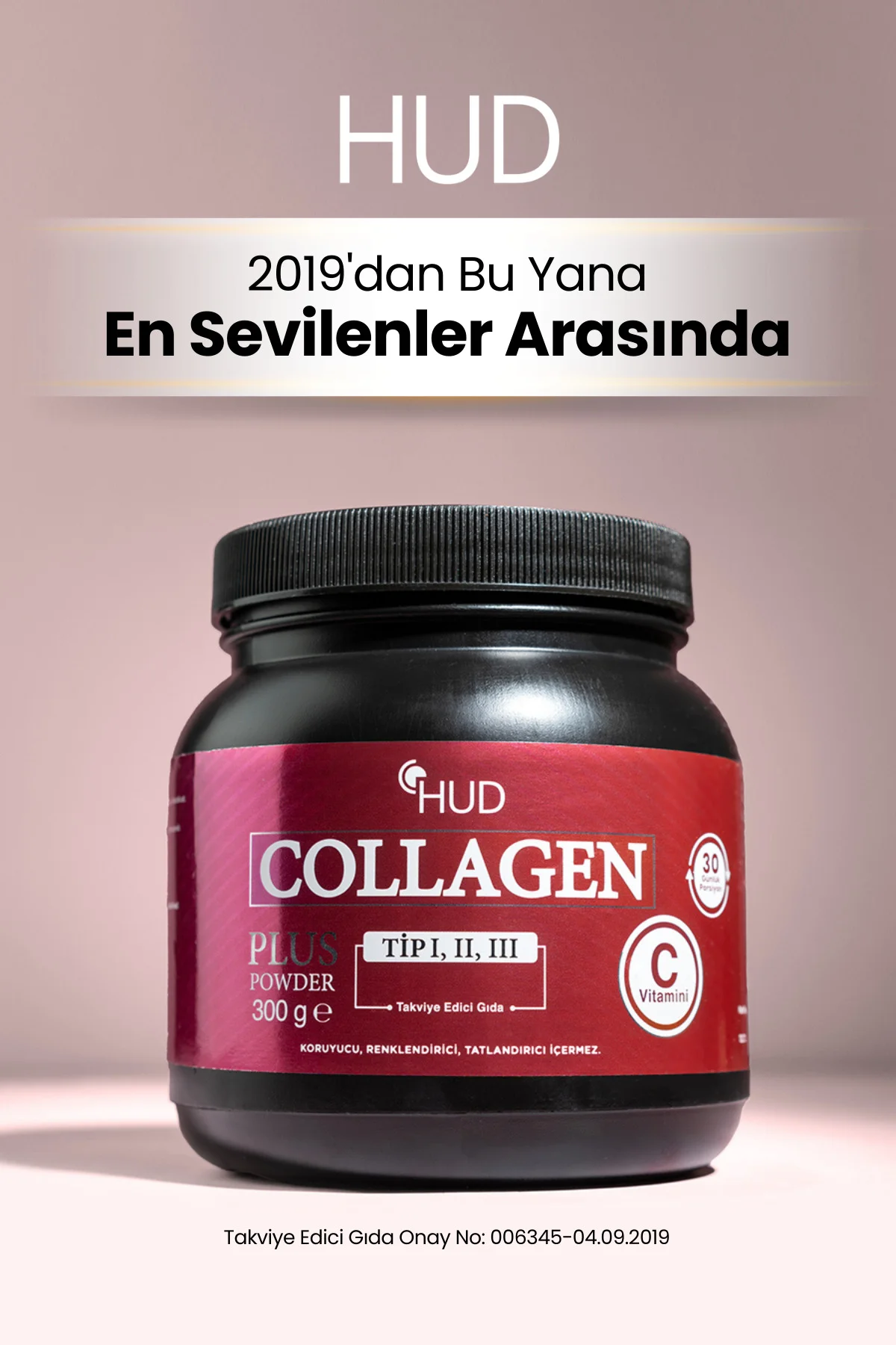 Collagen Plus Powder 300 G - Toz Kolajen