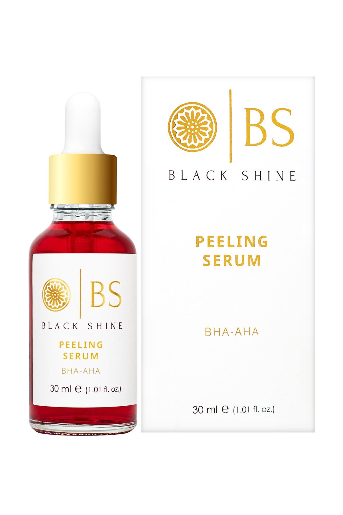 Black Shine Bs Collagen Serum 30 Ml + Peeling Serum 30 Ml
